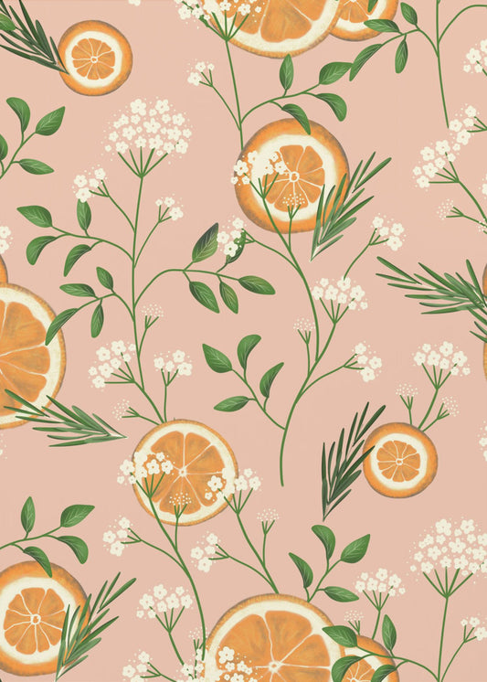 Elderflowers and Oranges | Poster