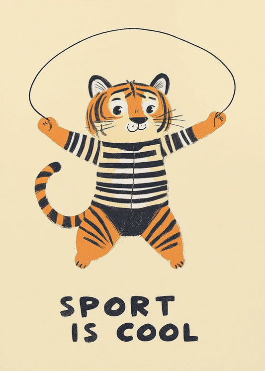 Hoppande tigerkul | Poster