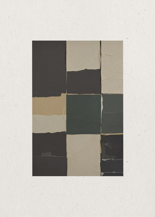 Texturerat rutnät med harmoni | Poster