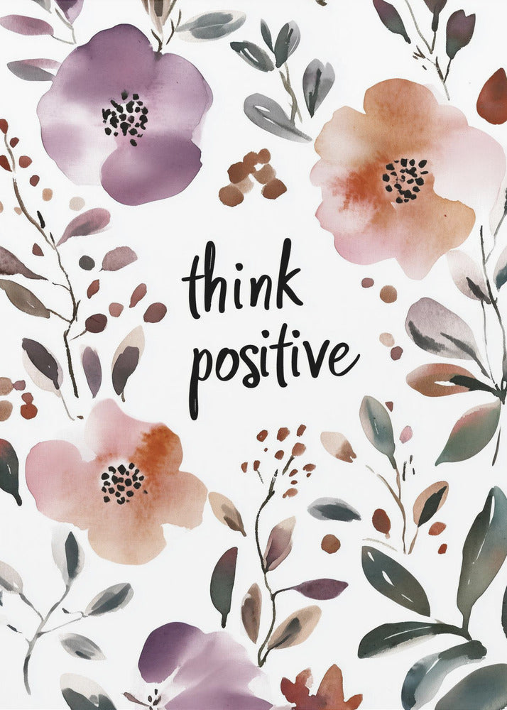 Piensa positivo | Posters  - Impresiones de Arte