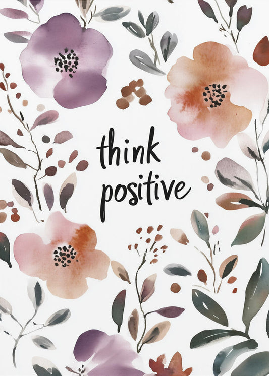 Pensa positivo | Poster - Stampe d’Arte