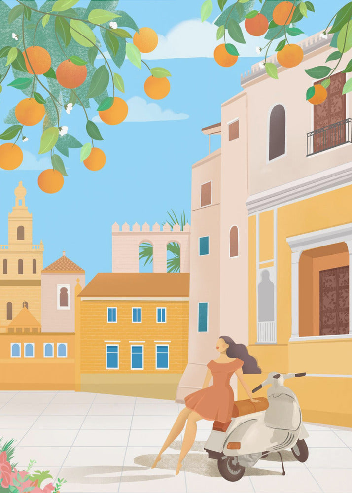 Sevilla Appelsiner, Spanien | Lærredsbilleder