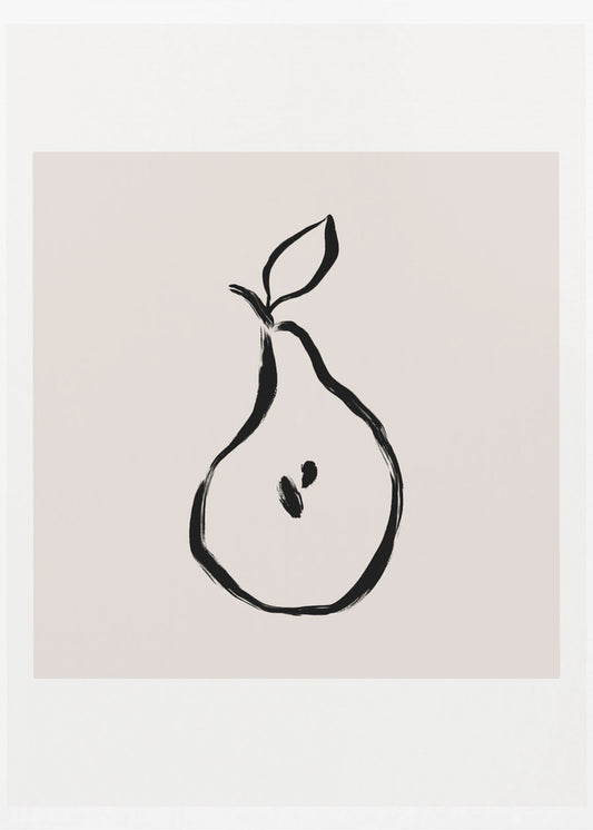 Minimal Pear | Poster
