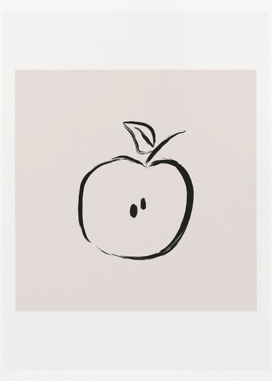 Minimalist Apple | Poster