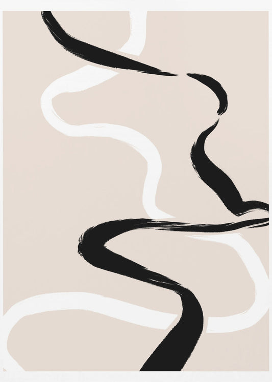 Flowing Ink Trails | Poster