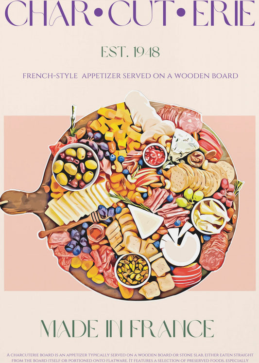 French Feast Board | Poster