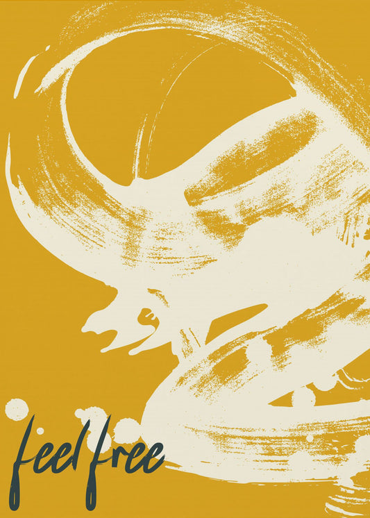 mellow anticipation feel free contemporary | Poster