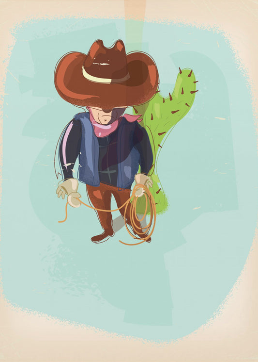 Cowboy du Texas | Tableaux sur Toile