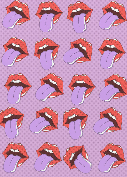 Lips Pattern | Canvas
