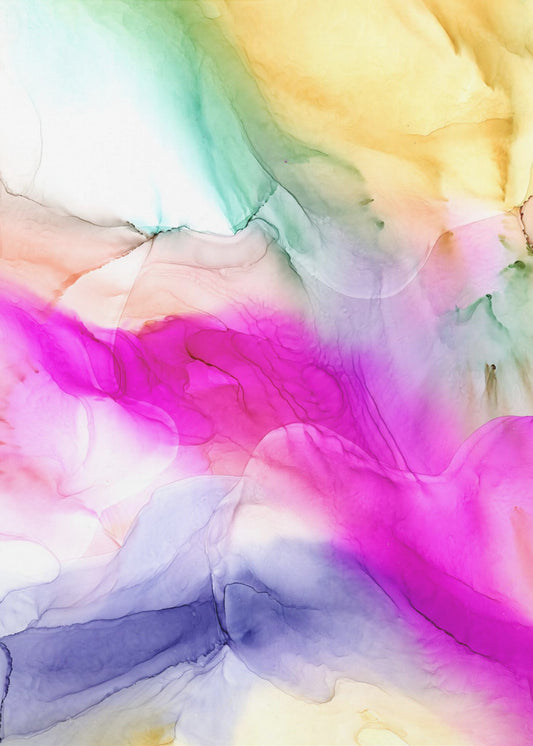 Über dem Regenbogen | Leinwand