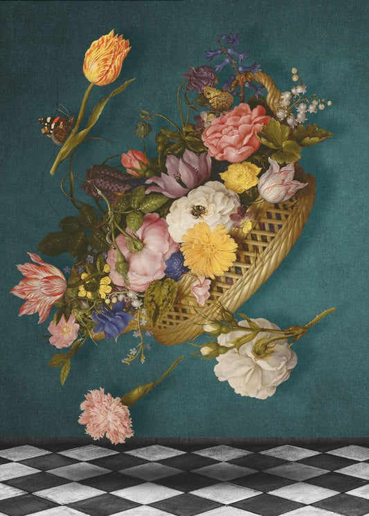 Flytande blomkorg | Poster