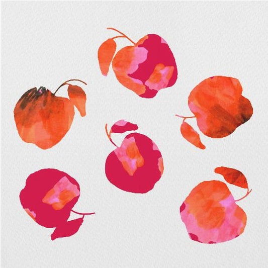 Äpple Chiffong Rosa Orange | Canvas
