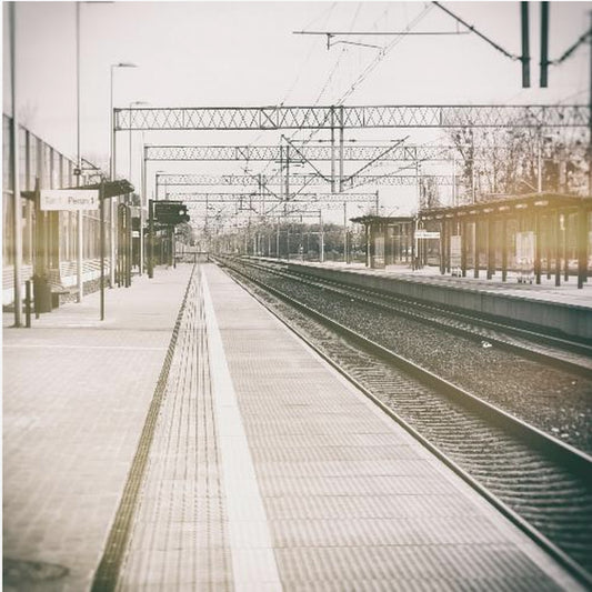 Train Station Zyrardow Poland Photography | Poster