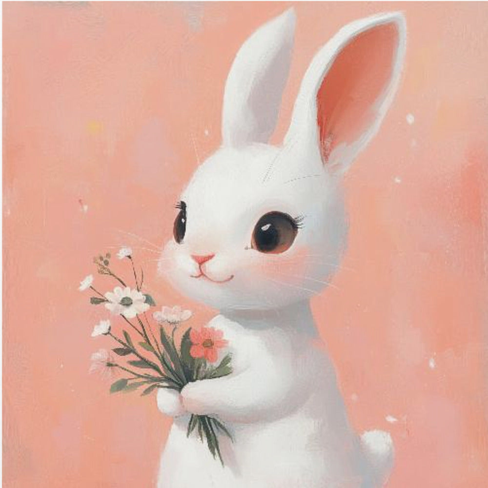 Bunny Bouquet Bliss | Poster